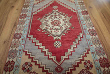 Load image into Gallery viewer, Geometric Red Anatolian Turkish Area Rug 3x5