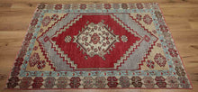 Load image into Gallery viewer, Geometric Red Anatolian Turkish Area Rug 3x5