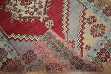Load image into Gallery viewer, Geometric Red Anatolian Turkish Area Rug 3x5