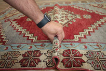 Load image into Gallery viewer, Geometric Red Anatolian Turkish Area Rug 3x5