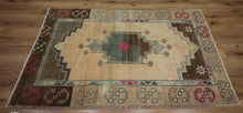 Load image into Gallery viewer, Antique Geometric Anatolian Turkish Rug 3x5 One of a Kind