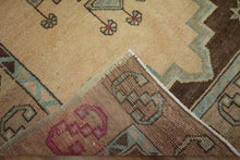 Load image into Gallery viewer, Antique Geometric Anatolian Turkish Rug 3x5 One of a Kind