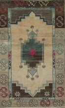 Load image into Gallery viewer, Antique Geometric Anatolian Turkish Rug 3x5 One of a Kind