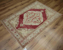 Load image into Gallery viewer, Medallion Anatolian Turkish Area Rug 3x5 One of a Kind