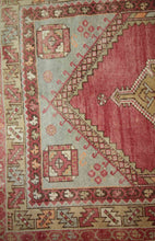 Load image into Gallery viewer, Geometric Anatolian Turkish Area Rug 3x5 One of a Kind