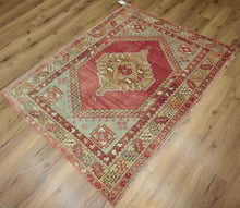 Load image into Gallery viewer, Geometric Anatolian Turkish Area Rug 3x5 One of a Kind