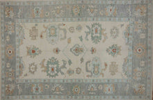 Load image into Gallery viewer, Vegetable Dye Oushak Turkish Area Rug 5x7 One of a Kind