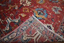 Load image into Gallery viewer, All-Over Floral Heriz Serapi Rug 9x12 One of a Kind