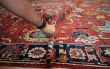 Load image into Gallery viewer, All-Over Floral Heriz Serapi Rug 9x12 One of a Kind