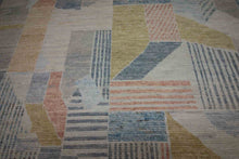Load image into Gallery viewer, All-Over Geometric Wool Moroccan Oriental Area Rug 9x12 One of a Kind