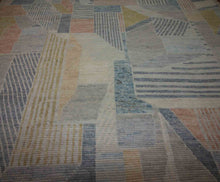 Load image into Gallery viewer, All-Over Geometric Wool Moroccan Oriental Area Rug 9x12 One of a Kind