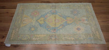 Load image into Gallery viewer, Vegetable Dye Oushak Turkish Area Rug 3x5 One of a Kind