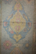 Load image into Gallery viewer, Vegetable Dye Oushak Turkish Area Rug 3x5 One of a Kind