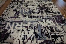 Load image into Gallery viewer, Handmade Abstract Contemporary Area Rug 9x12 One of a Kind