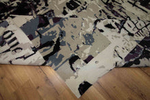 Load image into Gallery viewer, Handmade Abstract Contemporary Area Rug 9x12 One of a Kind