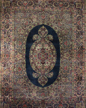 Load image into Gallery viewer, "kerman rug value" "kerman rug for sale" "kerman rug history" "antique kerman rug" "kerman persian rug" "antique kerman rugs for sale"