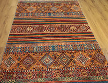 Load image into Gallery viewer, "antique kazak rug" "kazak rug origin" "antique kazak rugs for sale" "kazak rugs" "gabbeh rugs" "oushak rugs"