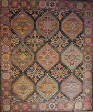 Load image into Gallery viewer, All-Over Vegetable Dye Oushak Turkish Area Rug 8x10 One of a Kind