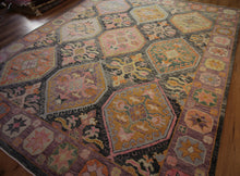Load image into Gallery viewer, All-Over Vegetable Dye Oushak Turkish Area Rug 8x10 One of a Kind