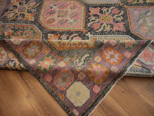 Load image into Gallery viewer, All-Over Vegetable Dye Oushak Turkish Area Rug 8x10 One of a Kind