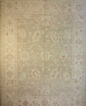Load image into Gallery viewer, "colorful oushak rugs" "modern oushak rug" "where to buy oushak rugs" "hand knotted oushak rugs" "oushak rugs" "oushak rugs 9x12"