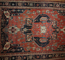 Load image into Gallery viewer, "heriz serapi rugs for sale" "antique heriz serapi rugs" "heriz rug" "heriz rug patterns" "geometric heriz rug" "heriz rug value"