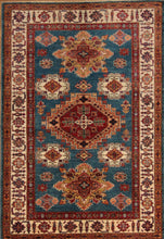 Load image into Gallery viewer, "antique kazak rug" "kazak rug origin" "antique kazak rugs for sale" "kazak rugs" "gabbeh rugs" "oushak rugs"