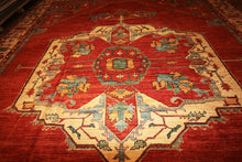 Load image into Gallery viewer, "heriz serapi rugs for sale" "antique heriz serapi rugs" "heriz rug" "heriz rug patterns" "geometric heriz rug" "heriz rug value"