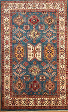 Load image into Gallery viewer, "antique kazak rug" "kazak rug origin" "antique kazak rugs for sale" "kazak rugs" "gabbeh rugs" "oushak rugs"
