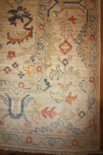 Load image into Gallery viewer, &quot;colorful oushak rugs&quot; &quot;modern oushak rugs&quot; &quot;hand knotted oushak rugs&quot; &quot;Turkish Oushak rugs &quot; &quot;oushak rugs&quot;
