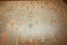 Load image into Gallery viewer, "colorful oushak rugs" "modern oushak rugs" "hand knotted oushak rugs" "Turkish Oushak rugs " "oushak rugs"