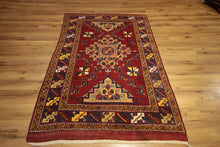 Load image into Gallery viewer, Geometric Anatolian Turkish Area Rug 5x7 One of a Kind