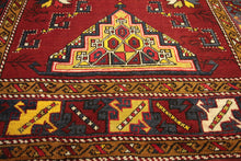 Load image into Gallery viewer, Geometric Anatolian Turkish Area Rug 5x7 One of a Kind