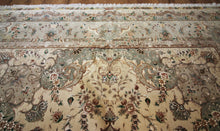 Load image into Gallery viewer, Floral Tabriz Persian Area Rug 9x12 One of a Kind