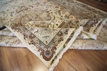 Load image into Gallery viewer, Floral Tabriz Persian Area Rug 9x12 One of a Kind