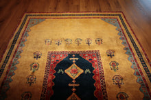 Load image into Gallery viewer, Vegetable Dye Oriental Area Rug 5x7 One of a Kind