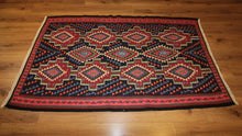 Load image into Gallery viewer, Geometric Kilim Persian Area Rug 3x5 One of a Kind