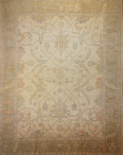Load image into Gallery viewer, Vegetable Dye Oushak Turkish Area Rug 9x12 One of a Kind