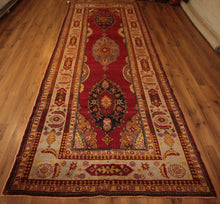 Load image into Gallery viewer, Geometric Anatolian Oriental Runner Rug 5x14 One of a Kind
