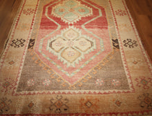 Load image into Gallery viewer, Vegetable Dye Oushak Turkish Runner Rug 3x14 One of a Kind
