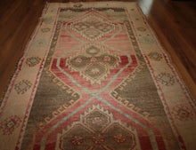 Load image into Gallery viewer, Vegetable Dye Oushak Turkish Runner Rug 3x14 One of a Kind
