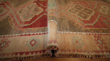 Load image into Gallery viewer, Vegetable Dye Oushak Turkish Runner Rug 3x14 One of a Kind

