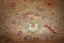 Load image into Gallery viewer, Handmade Wool Oushak Vegetable Dye Area Rug 9x12 One of a Kind
