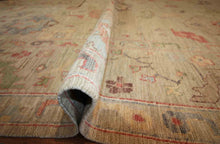 Load image into Gallery viewer, Handmade Wool Oushak Vegetable Dye Area Rug 9x12 One of a Kind
