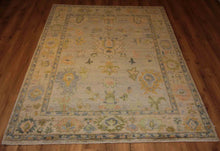 Load image into Gallery viewer, All-Over Oushak Oriental Area Rug 6x9 One of a Kind
