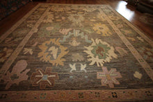 Load image into Gallery viewer, Oushak Vegetable Dye Area Rug 9x12 One of a Kind
