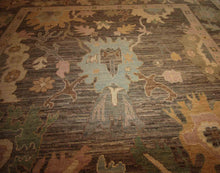 Load image into Gallery viewer, Oushak Vegetable Dye Area Rug 9x12 One of a Kind
