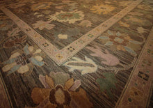 Load image into Gallery viewer, Oushak Vegetable Dye Area Rug 9x12 One of a Kind
