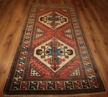 Load image into Gallery viewer, Natural Dye Tribal Anatolian Oriental Area Rug 3x5 One of a Kind
