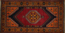Load image into Gallery viewer, Vegetable Dye Geometric Anatolian Oriental Area Rug 5x7 One of a Kind
